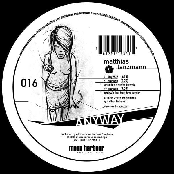 Matthias Tanzmann – Anyway (12", Moon Harbour Recordings, 2004) Front Cover