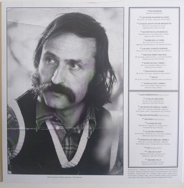 Maurice Lecoeur - Musiques Pour L'image (Bandes Magnétiques 1969-1985) (LP) Transversales Disques,Transversales Disques Vinyl 3760179359779