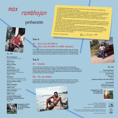 Max Rambhojan - Max Rambhojan (12", Comp, RM) Hot Mule, Secousse