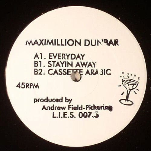 Maximillion Dunbar* - Everyday EP (12", W/Lbl) L.I.E.S. Records