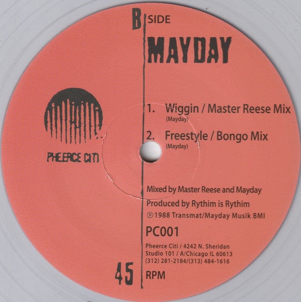 Mayday - Sinister (12") Pheerce Citi Vinyl