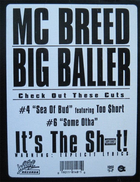 MC Breed - Big Baller (LP) Wrap Records Vinyl