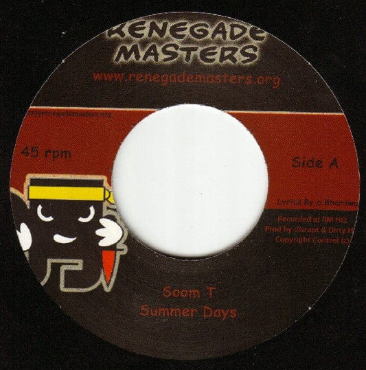 MC Soom-T - Summer Days (7") Renegade Masters Vinyl