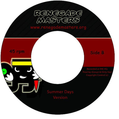MC Soom-T - Summer Days (7") Renegade Masters Vinyl