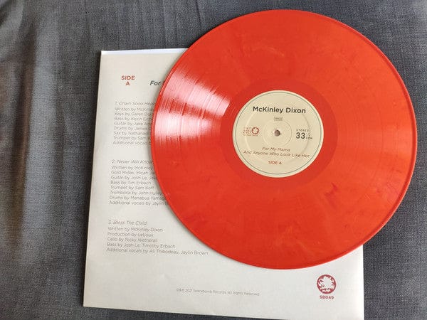 McKinley Dixon – For My Mama And Anyone Who Look Like Her (LP, Mango, Spacebomb Records, 2021) Back Cover