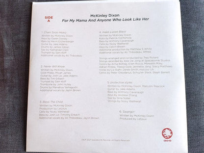 McKinley Dixon – For My Mama And Anyone Who Look Like Her (LP, Mango, Spacebomb Records, 2021) Image 4