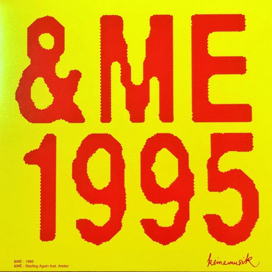 &Me - 1995 (12", EP) on Keinemusik at Further Records