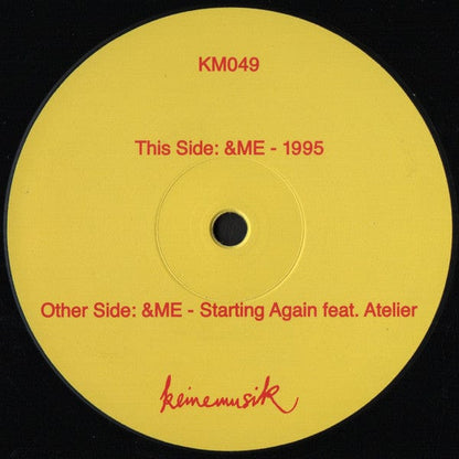 &Me - 1995 (12", EP) on Keinemusik at Further Records