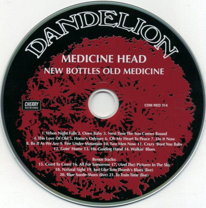 Medicine Head (2) - New Bottles Old Medicine (CD) Cherry Red CD 5013929131422