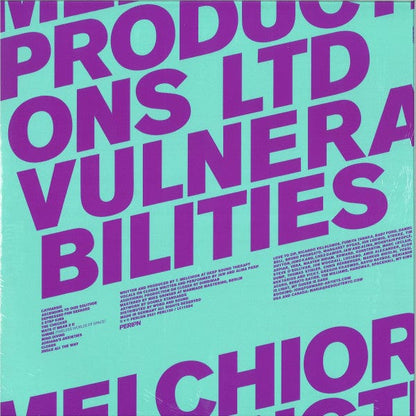 Melchior Productions - Vulnerabilities  (3x12") Perlon Vinyl
