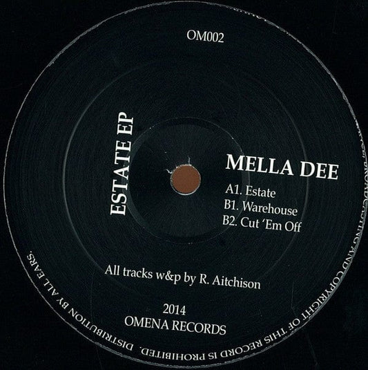 Mella Dee - Estate EP (12") Omena Vinyl