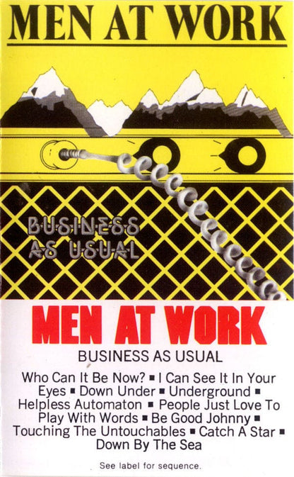 Men At Work - Business As Usual (Cassette) Columbia Cassette 07464379784