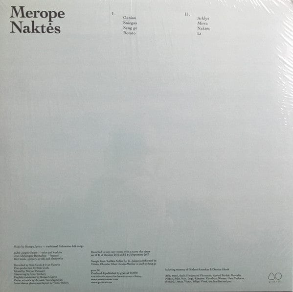 Merope - Naktės (LP) Granvat Vinyl