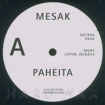 Mesak - Paheita (12", EP) on Klakson at Further Records