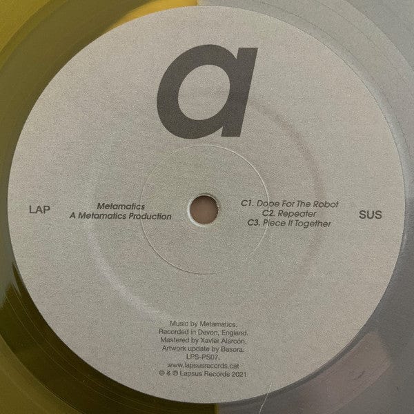Metamatics - A Metamatics Production (2xLP) Lapsus Records Vinyl 4062548021264