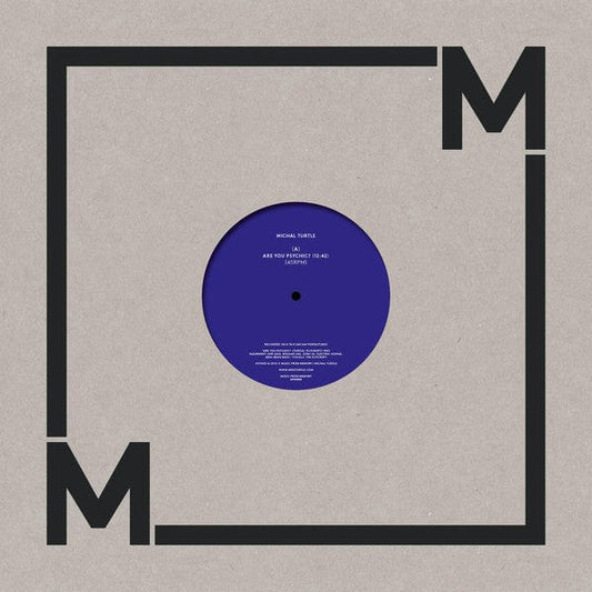 Michal Turtle* - Are You Psychic? (12", Maxi, RM) on Music From Memory at Further Records