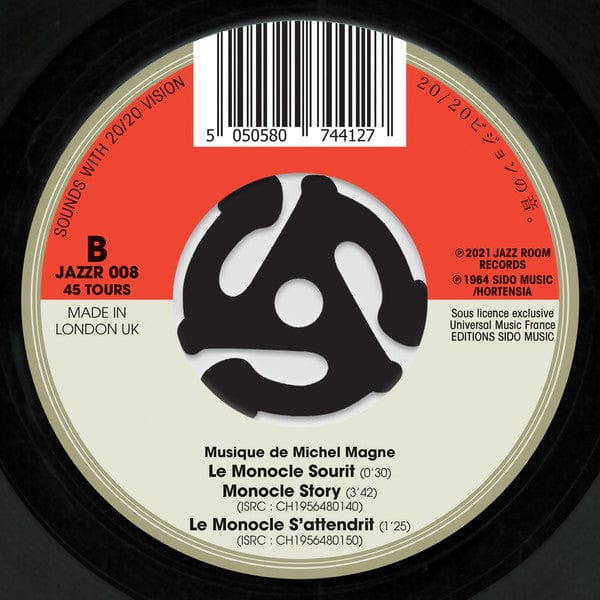 Michel Magne - Le Monocle Rit Jaune (7") Jazz Room Records Vinyl 5050580755109