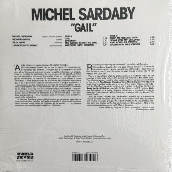 Michel Sardaby - Gail (LP) – Further Records