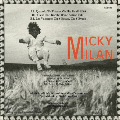 Micky Milan - Quando Tu Dances (12", Maxi) Faze Action