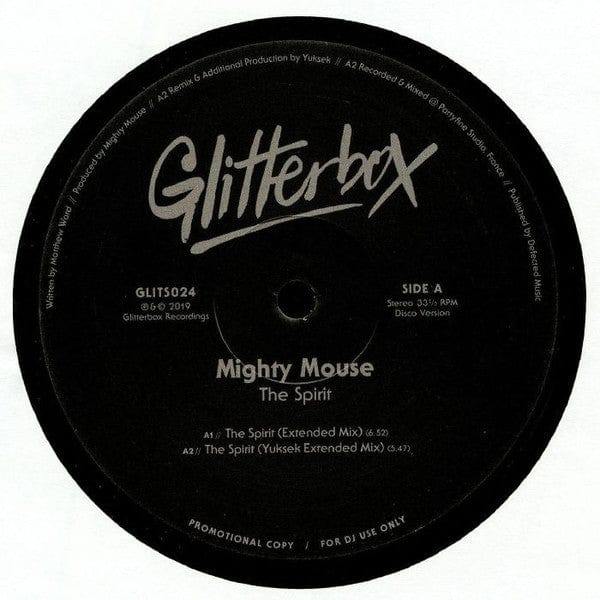 Mighty Mouse - The Spirit  (12") Glitterbox Vinyl