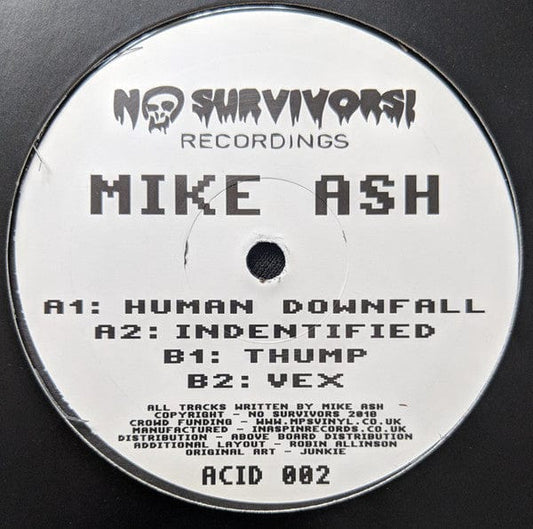 Mike Ash - Human Downfall (12") No Survivors! Recordings