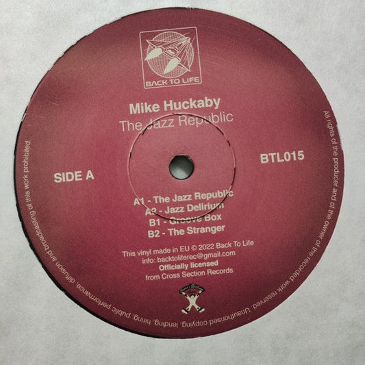 Mike Huckaby - The Jazz Republic (12") Back To Life Vinyl