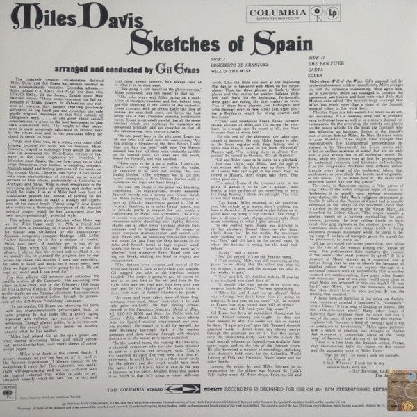 Miles Davis - Sketches Of Spain (LP) Columbia Vinyl 977205204803315