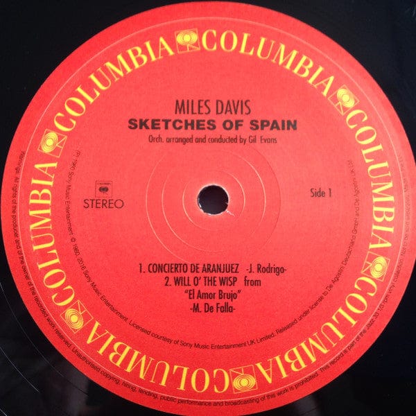 Miles Davis - Sketches Of Spain (LP) Columbia Vinyl 977205204803315