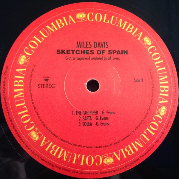 Miles Davis - Sketches Of Spain (LP) Columbia Vinyl 977205204803315