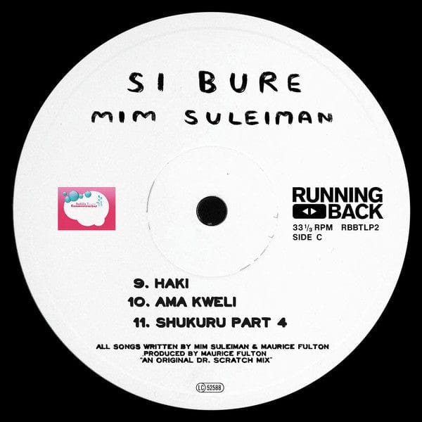 Mim Suleiman - Si Bure (2xLP) Running Back Vinyl