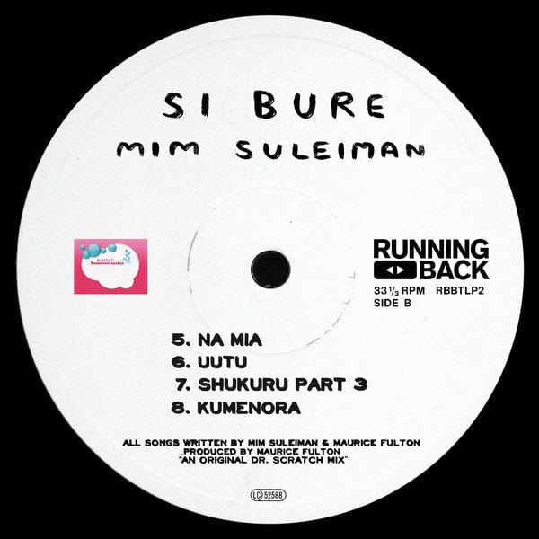 Mim Suleiman - Si Bure (2xLP) Running Back Vinyl