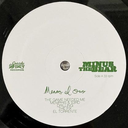 Minus The Bear - Menos El Oso (LP) Suicide Squeeze Vinyl 803238004716