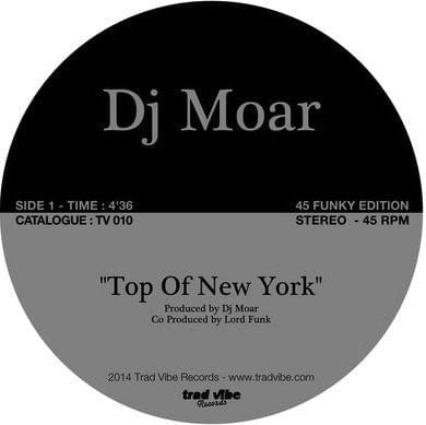 Moar - Top Of New York / To James (Edit) (7") Trad Vibe Vinyl