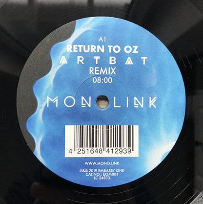 Monolink - Remixes (12") Embassy One Vinyl 4251648412939