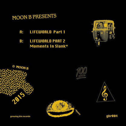 Moon B - Lifeworld (LP, Album, P/Mixed, RE) Growing Bin Records