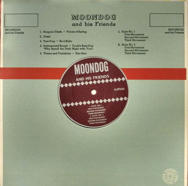Moondog (2) - Moondog And His Friends (10", RE) Honest Jon's Records