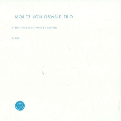 Moritz Von Oswald Trio - Blue (12") Honest Jon's Records Vinyl
