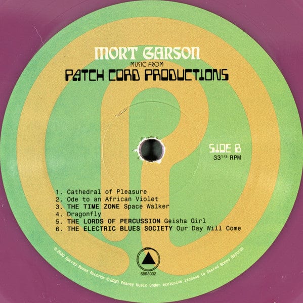 Mort Garson – Music From Patch Cord Productions (LP, Purple Translucent, Sacred Bones Records, 2020) Image 4