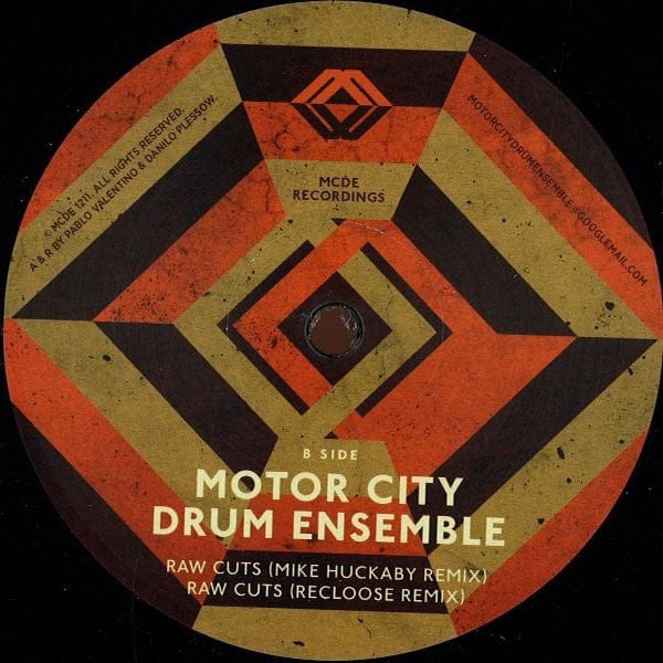 Motor City Drum Ensemble - Raw Cuts (Remixes) (12") MCDE Vinyl