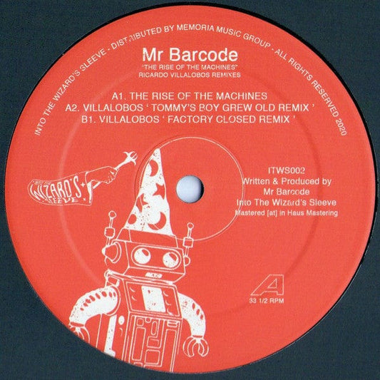 Mr Barcode* - The Rise Of The Machines (12") Into The Wizard's Sleeve Vinyl