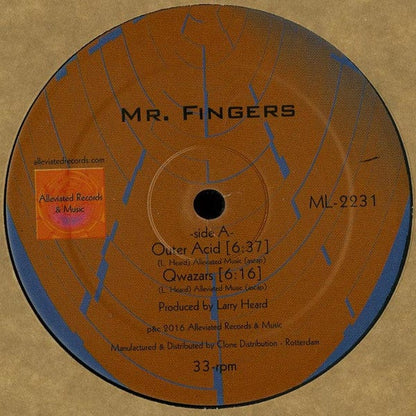Mr. Fingers - Outer Acid EP (12", EP) Alleviated Records