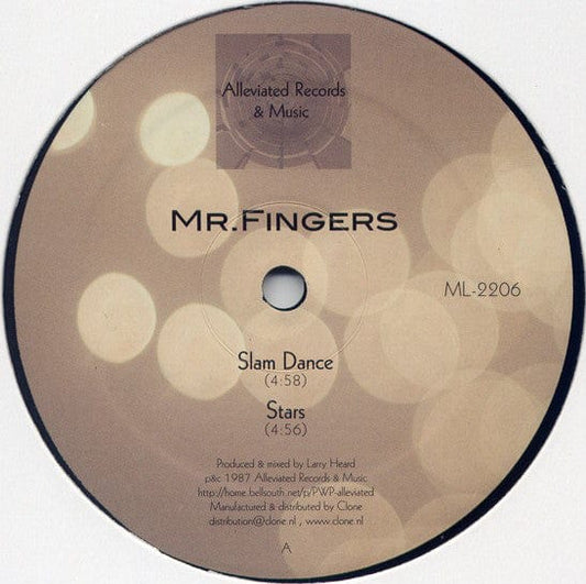 Mr.Fingers* - Slam Dance (12") Alleviated Records Vinyl