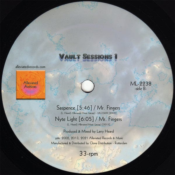 Mr. Fingers - Vault Sessions 1 (12") Alleviated Records Vinyl