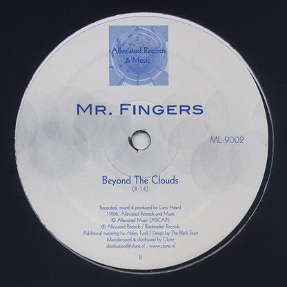 Mr. Fingers - Washing Machine / Can You Feel It (12", RE, RM) Alleviated Records