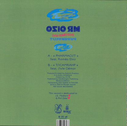 Mr. Oizo Feat. Roméo Elvis - Pharmacist (10") Ed Banger Records,Because Music Vinyl 5060686508288