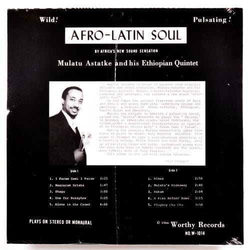 Mulatu Astatke & His Ethiopian Quintet - Afro-Latin Soul (LP, Album, RE) Worthy Records (2)