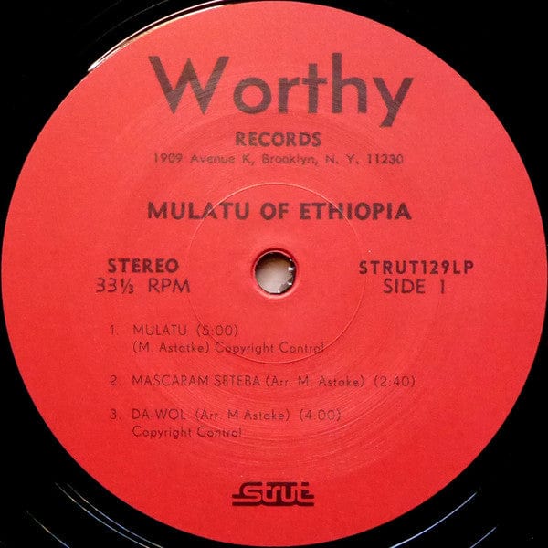 Mulatu Astatke – Mulatu Of Ethiopia (LP, Strut, 2017) Image 3