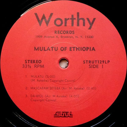 Mulatu Astatke – Mulatu Of Ethiopia (LP, Strut, 2017) Image 3
