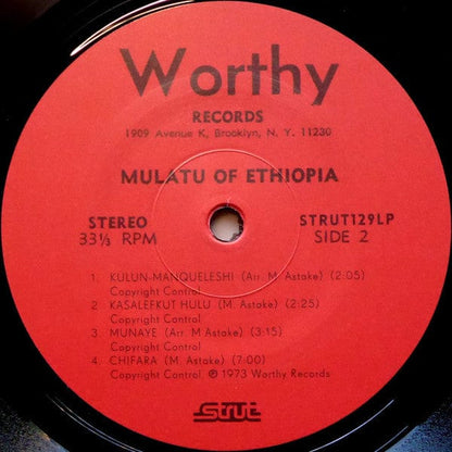 Mulatu Astatke – Mulatu Of Ethiopia (LP, Strut, 2017) Image 4