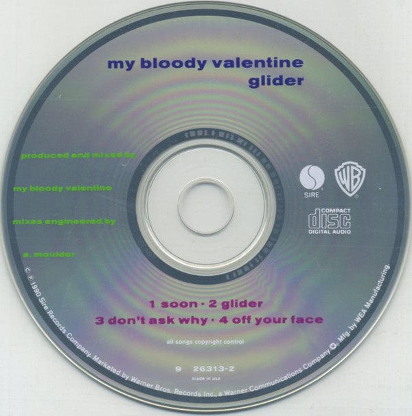 My Bloody Valentine - Glider (CD) Sire, Warner Bros. Records CD 075992631327